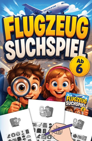 Flugzeug Suchspiel für Kinder ab 6