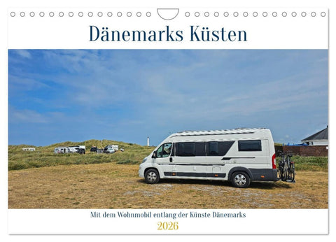 Mit dem Wohnmobil entlang der Küste Dänemarks (Wandkalender 2026 DIN A4 quer), CALVENDO Monatskalender