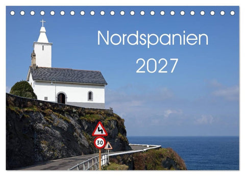Nordspanien (Tischkalender 2027 DIN A5 quer), CALVENDO Monatskalender