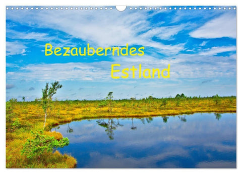 Bezauberndes Estland (Wandkalender 2027 DIN A3 quer), CALVENDO Monatskalender