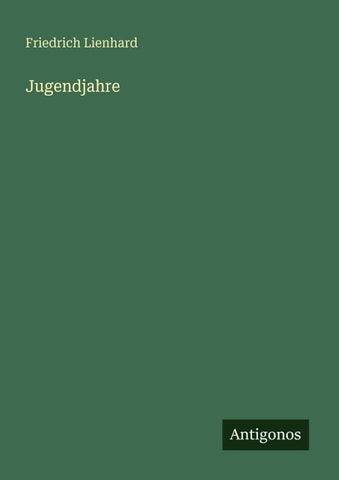 Jugendjahre