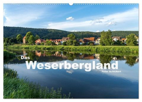 Das Weserbergland (Wandkalender 2026 DIN A2 quer), CALVENDO Monatskalender