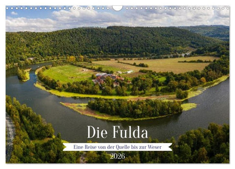 Die Fulda (Wandkalender 2026 DIN A3 quer), CALVENDO Monatskalender