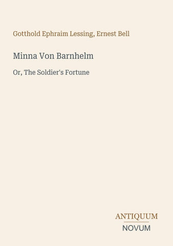 Minna Von Barnhelm