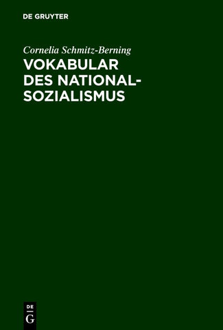 Vokabular des Nationalsozialismus