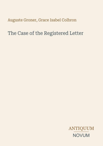 The Case of the Registered Letter