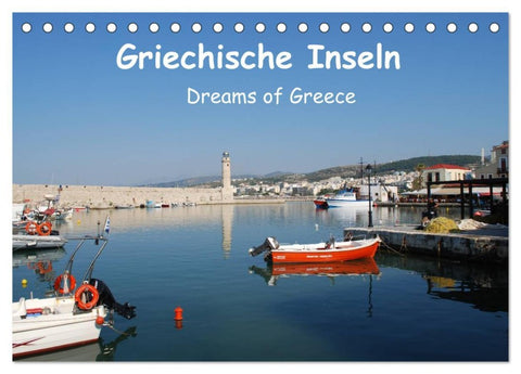 Griechische Inseln (Tischkalender 2026 DIN A5 quer), CALVENDO Monatskalender
