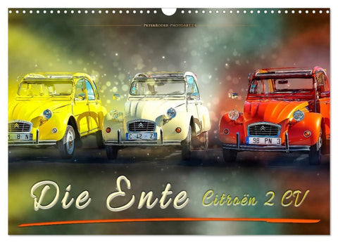 Die Ente - Citroën 2CV (Wandkalender 2027 DIN A3 quer), CALVENDO Monatskalender