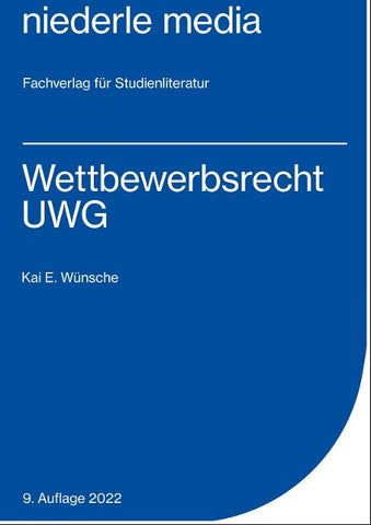 Wettbewerbsrecht - UWG - 2024