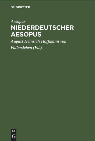 Niederdeutscher Aesopus