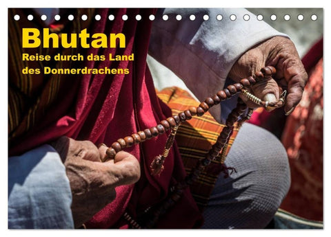 Bhutan - Reise durch das Land des Donnerdrachens (Tischkalender 2027 DIN A5 quer), CALVENDO Monatskalender