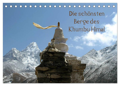 Die schönsten Berge des Khumbu Himal (Tischkalender 2026 DIN A5 quer), CALVENDO Monatskalender