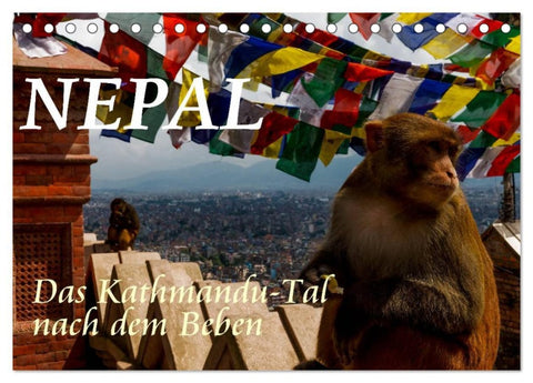 Nepal-Das Kathmandu-Tal nach dem Beben (Tischkalender 2026 DIN A5 quer), CALVENDO Monatskalender