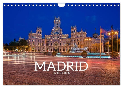 Madrid entdecken (Wandkalender 2027 DIN A4 quer), CALVENDO Monatskalender