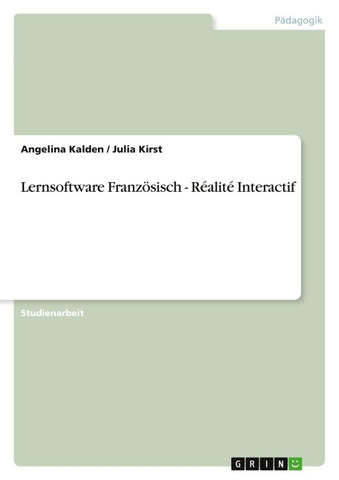 Lernsoftware Französisch - Réalité Interactif