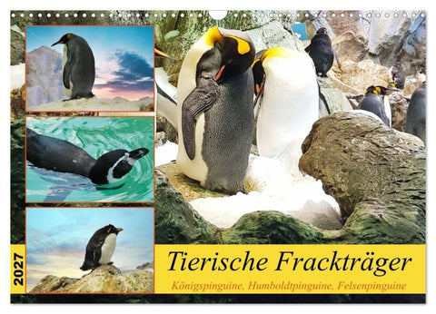 Tierische Frackträger (Wandkalender 2027 DIN A3 quer), CALVENDO Monatskalender