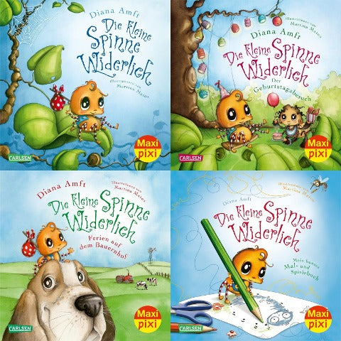 Maxi-Pixi-4er-Set 76: Die kleine Spinne Widerlich (4x1 Exemplar)