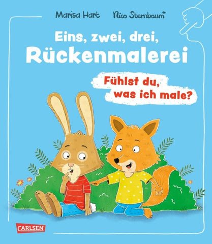 1,2,3 Rückenmalerei