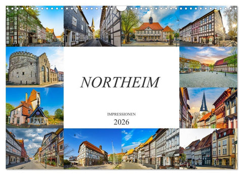 Northeim Impressionen (Wandkalender 2026 DIN A3 quer), CALVENDO Monatskalender