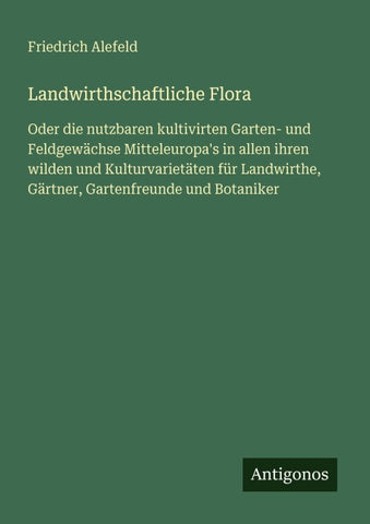 Landwirthschaftliche Flora