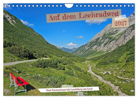 Vom Formarinsee bis Landsberg am Lech - Auf dem Lechradweg (Wandkalender 2027 DIN A4 quer), CALVENDO Monatskalender