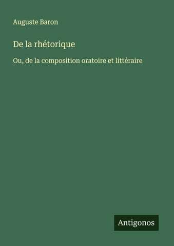 De la rhétorique