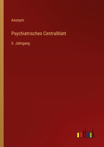 Psychiatrisches Centralblatt