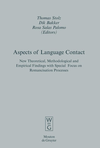 Aspects of Language Contact
