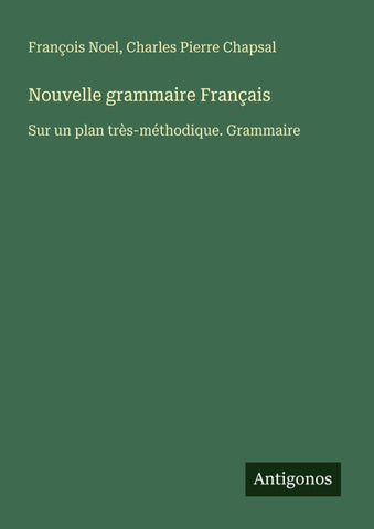 Nouvelle grammaire Français