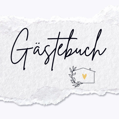 Gästebuch "Ferienwohnung"- Premium Gästebuch Blanko