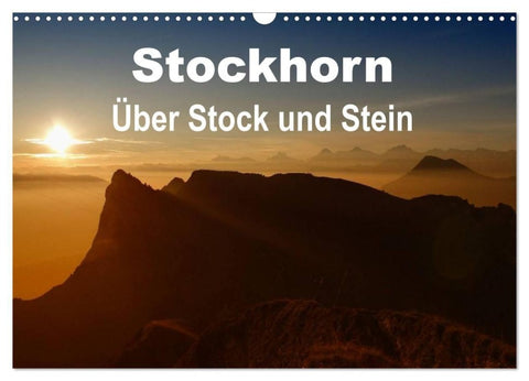 Stockhorn - Über Stock und Stein (Wandkalender 2027 DIN A3 quer), CALVENDO Monatskalender