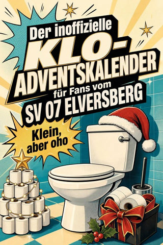 Der inoffizielle Klo-Adventskalender für Fans vom SV 07 Elversberg
