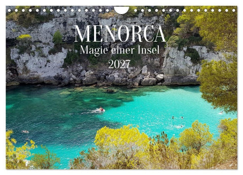 MENORCA Magie einer Insel (Wandkalender 2027 DIN A4 quer), CALVENDO Monatskalender