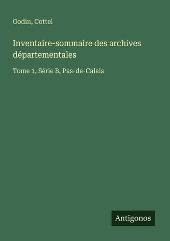 Inventaire-sommaire des archives départementales