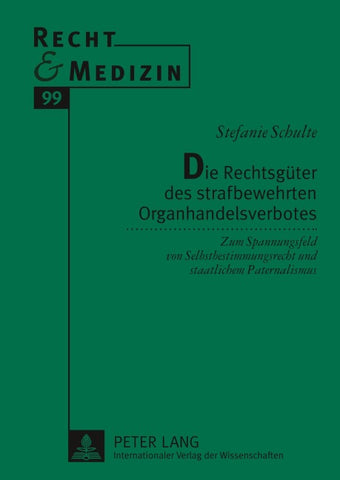 Die Rechtsgüter des strafbewehrten Organhandelsverbotes