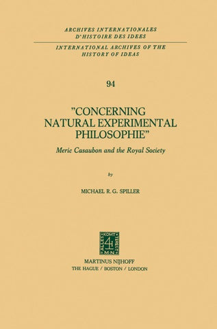 Concerning Natural Experimental Philosophie