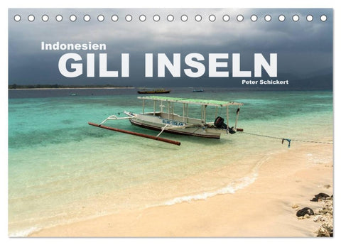 Indonesien: Gili Inseln (Tischkalender 2026 DIN A5 quer), CALVENDO Monatskalender