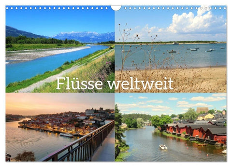 Flüsse weltweit (Wandkalender 2027 DIN A3 quer), CALVENDO Monatskalender