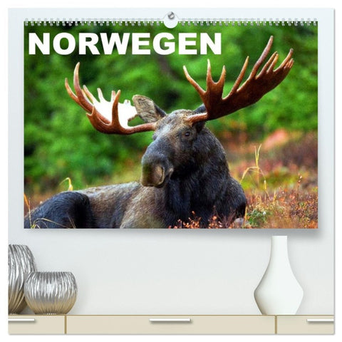 Norwegen (hochwertiger Premium Wandkalender 2026 DIN A2 quer), Kunstdruck in Hochglanz