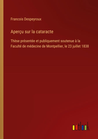 Aperçu sur la cataracte