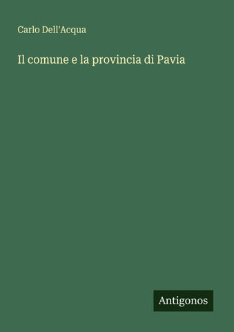 Il comune e la provincia di Pavia