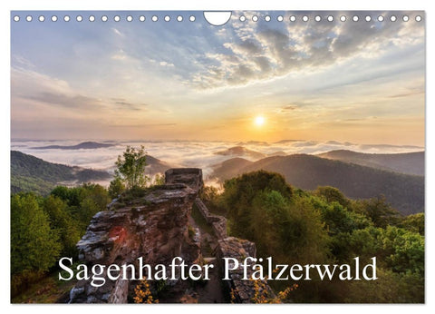 Sagenhafter Pfälzerwald (Wandkalender 2026 DIN A4 quer), CALVENDO Monatskalender