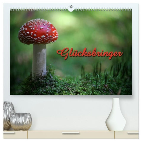 Glücksbringer (hochwertiger Premium Wandkalender 2027 DIN A2 quer), Kunstdruck in Hochglanz