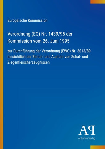 Verordnung (EG) Nr. 1439/95 der Kommission vom 26. Juni 1995