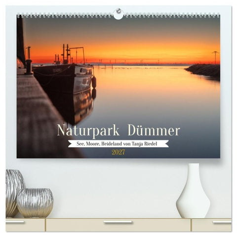 Naturpark Dümmer (hochwertiger Premium Wandkalender 2027 DIN A2 quer), Kunstdruck in Hochglanz