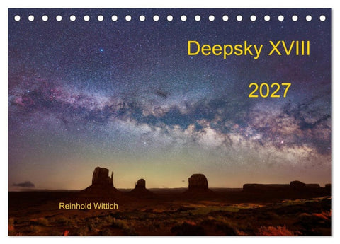 Deepsky XVIII (Tischkalender 2027 DIN A5 quer), CALVENDO Monatskalender