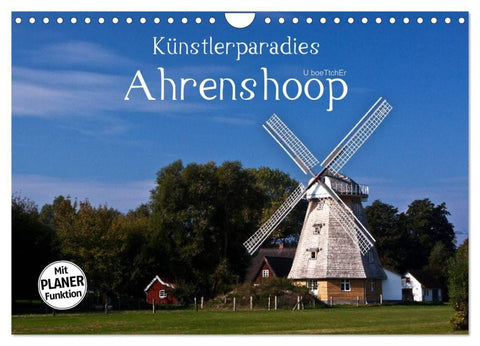 Künstlerparadies Ahrenshoop (Wandkalender 2027 DIN A4 quer), CALVENDO Monatskalender