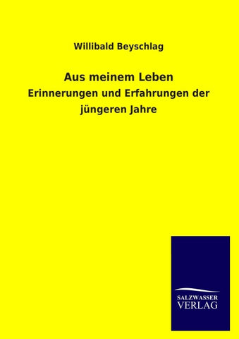 Aus meinem Leben