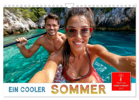 Ein cooler Sommer (Wandkalender 2027 DIN A4 quer), CALVENDO Monatskalender