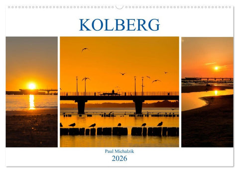 Kolberg (Wandkalender 2026 DIN A2 quer), CALVENDO Monatskalender